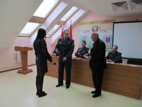 В отделе внутренних дел Костюковичского райисполкома прошло офицерское собрание (+ фото)