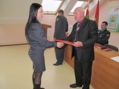 В отделе внутренних дел Костюковичского райисполкома прошло офицерское собрание (+ фото)