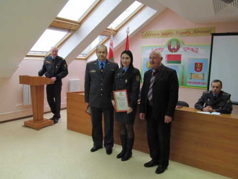 В отделе внутренних дел Костюковичского райисполкома прошло офицерское собрание (+ фото)