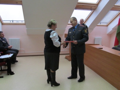 В отделе внутренних дел Костюковичского райисполкома прошло офицерское собрание (+ фото)