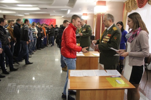 На этот осений призыв было отобрано 175 молодых людей города Кобрина