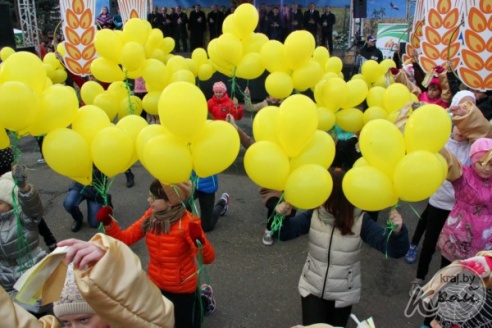 ФОТОРЕПОРТАЖ: Ростовые куклы, мастер-классы, салют, или Что можно было увидеть на "Дожинках" в Вилейке