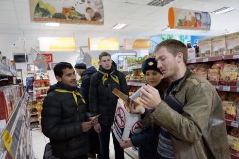 Лиозненская молодежь призывает не курить в постели