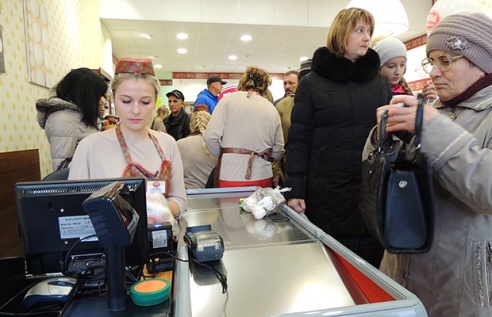 В Бобруйске после ремонта открылся магазин «Красного пищевика»