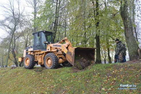 В бобруйском парке снова чистили озера