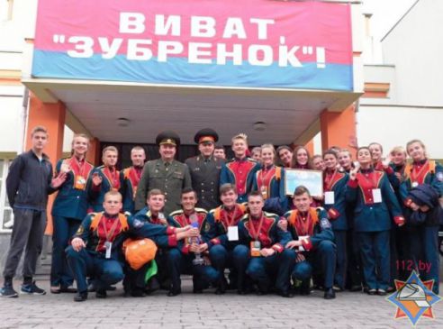 Молодечненская школьница и вилейские гимназисты победили на республиканском слете юных спасателей-пожарных (фото)