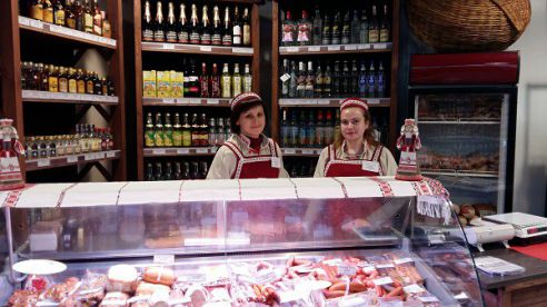 Першы магазін з беларускiм каларытам адчынiў свае дзверы для пакупнікоў у Маладзечне