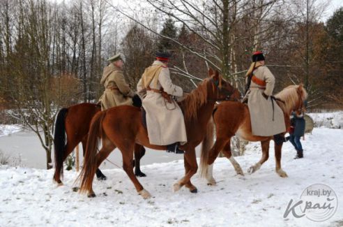 «Немцы захватили у русских обоз». Реконструкцию боя Первой мировой войны показали в Забродье на Вилейщине (фото)