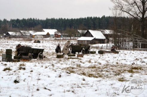 «Немцы захватили у русских обоз». Реконструкцию боя Первой мировой войны показали в Забродье на Вилейщине (фото)