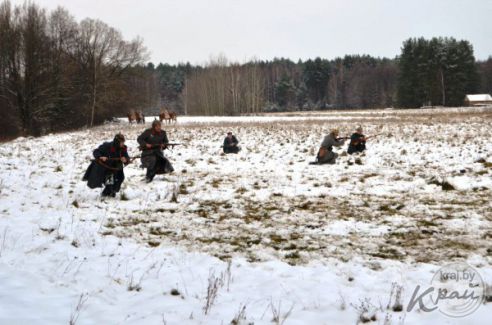 «Немцы захватили у русских обоз». Реконструкцию боя Первой мировой войны показали в Забродье на Вилейщине (фото)