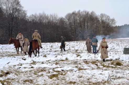 «Немцы захватили у русских обоз». Реконструкцию боя Первой мировой войны показали в Забродье на Вилейщине (фото)