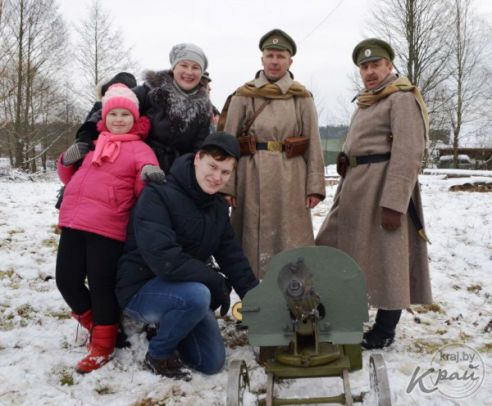 «Немцы захватили у русских обоз». Реконструкцию боя Первой мировой войны показали в Забродье на Вилейщине (фото)