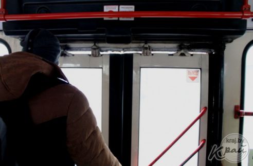 «Набросают семечек, жвачек, а потом жалуются, что грязно». Санстанция проверила городские автобусы Вилейки (фото)