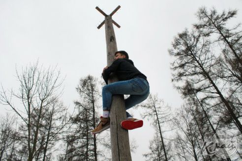 100 килограмм каши за 45 минут съели молодечненцы на Масленицу (фото)