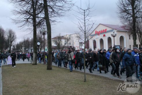 «Мы хотим достойной жизни!» В Молодечно прошел марш нетунеядцев (фото, видео)