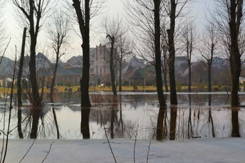 Фоторепортаж: Паводок в Глубоком