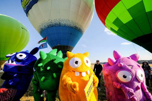 Бонстики заинтриговали белорусских детей и улетели из Беларуси