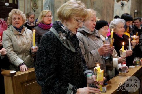 Православные и католики в Вилейке в один день отметили светлый праздник Воскресения Христа (фото)