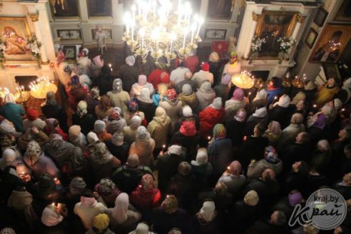 Православные и католики в Вилейке в один день отметили праздник Воскресения Христа (фото)