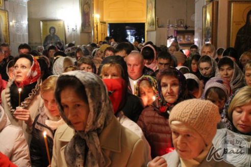 Православные и католики в Вилейке в один день отметили праздник Воскресения Христа (фото)