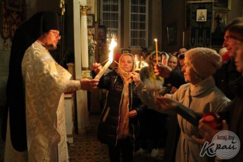 Православные и католики в Вилейке в один день отметили праздник Воскресения Христа (фото)
