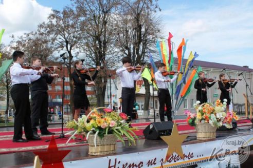 Как Вилейка праздновала День Победы (фото)