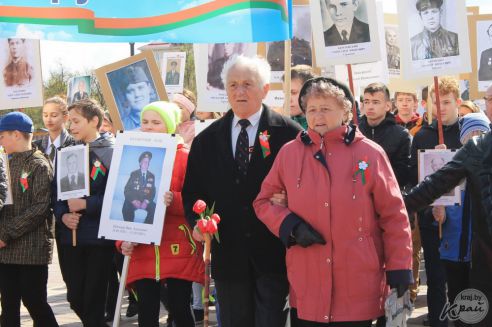 Солдаты в городе. Как в Молодечно отпраздновали 9 Мая (фото, видео)