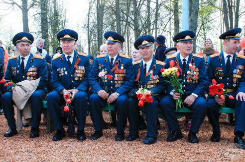 Солдаты в городе. Как в Молодечно отпраздновали 9 Мая (фото, видео)