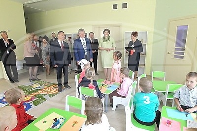 Детский сад на 200 мест открыли в Глубоком 12 июля (фото)