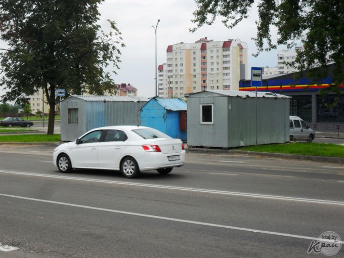 Автобусная остановка на въезде в Молодечно со стороны Хожево заработает в августе (фото)