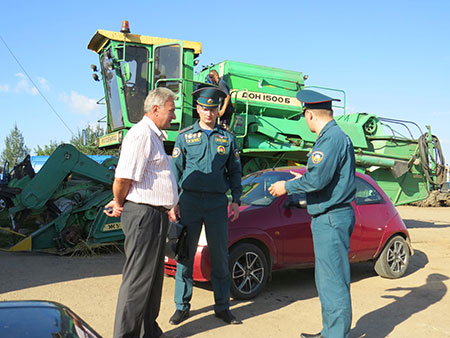 Уборочная кампания на Борисовщине продолжается Уборочная кампания на Борисовщине продолжается