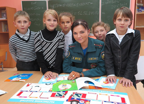 Уроки безопасности для Борисовских школьников