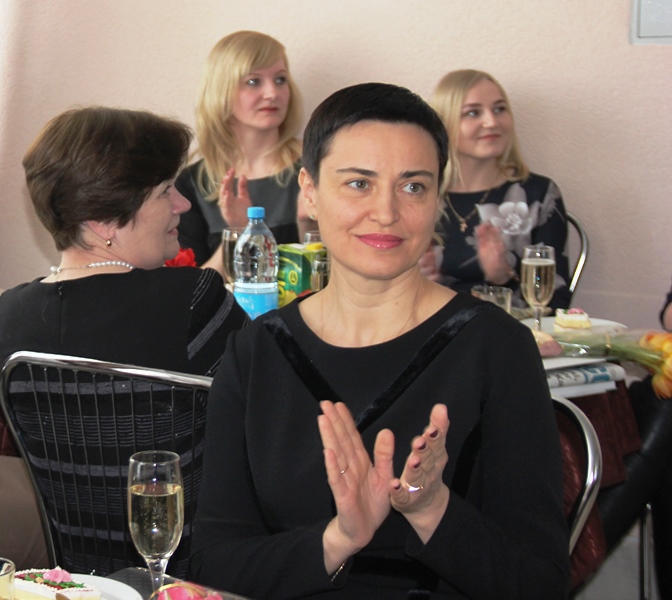 Встреча Владимира Белова и Юрия Шапеля с лучшими представительницами трудовых коллективов Ганцевщины