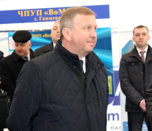 Сегодня на Ганцевщине с рабочей поездкой находится премьер-министр Беларуси Андрей Кобяков