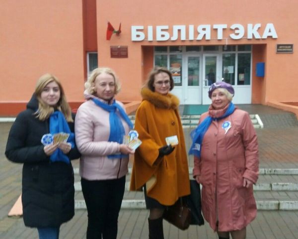 В Жодино проходит акция «Избиратель, все в твоих руках»