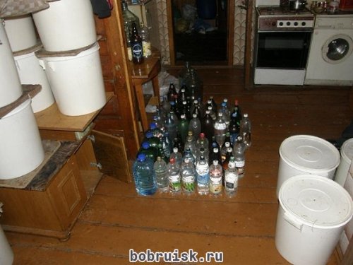 Самогоннный заводик обнаружен в центре Бобруйска