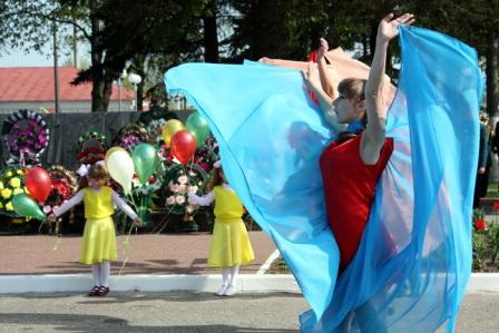 9 мая ў Чэрвені на мітынгу