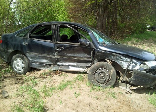 Столкнулись два "француза": серьезная авария около деревни Пески (фото)