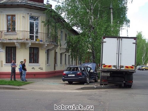 Две аварии за день произошли в центре Бобруйска