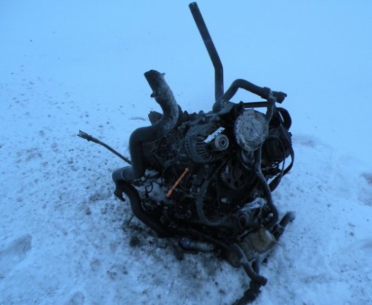 В Волковысском районе после столкновения обе машины отбросило в кювет