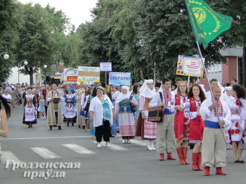 В Волковыске на праздновании дня города прошел фестиваль «Сяброўскі фэст»
