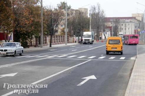 Открыто движение по обновленной улице Буденного в Гродно (ФОТО)