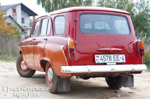 Гродненец решил восстановить ретромобиль 1962 года выпуска, чтобы подарить его жене