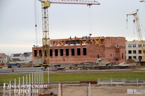 В Ольшанке завершается строительство детского сада (ФОТО)
