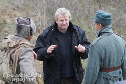 На Ваўкавышчыне каля мелавых кар’ераў здымаецца фільм “Рускі” (ФОТА)