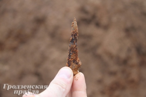 В Гродно при строительстве гипермаркета по проспекту Янки Купалы обнаружены останки солдат (ФОТО)