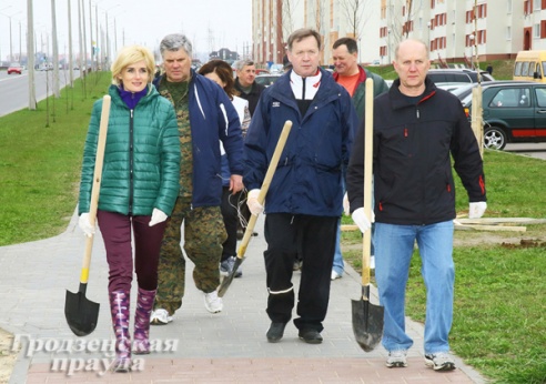 В Гродно прошел субботник (ФОТО)