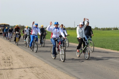 В Ошмянах состоялся велопробег «Великой Победе посвящается»