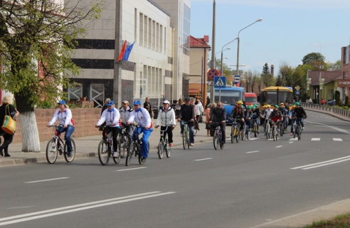 В Ошмянах состоялся велопробег «Великой Победе посвящается»