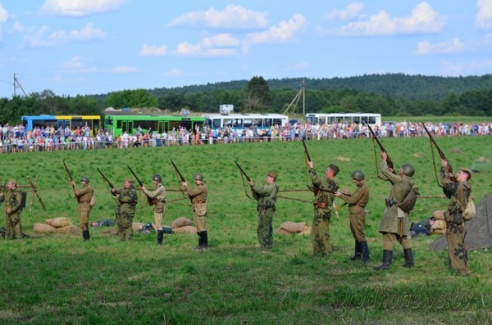 Под Гродно прошла реконструкция военного сражения